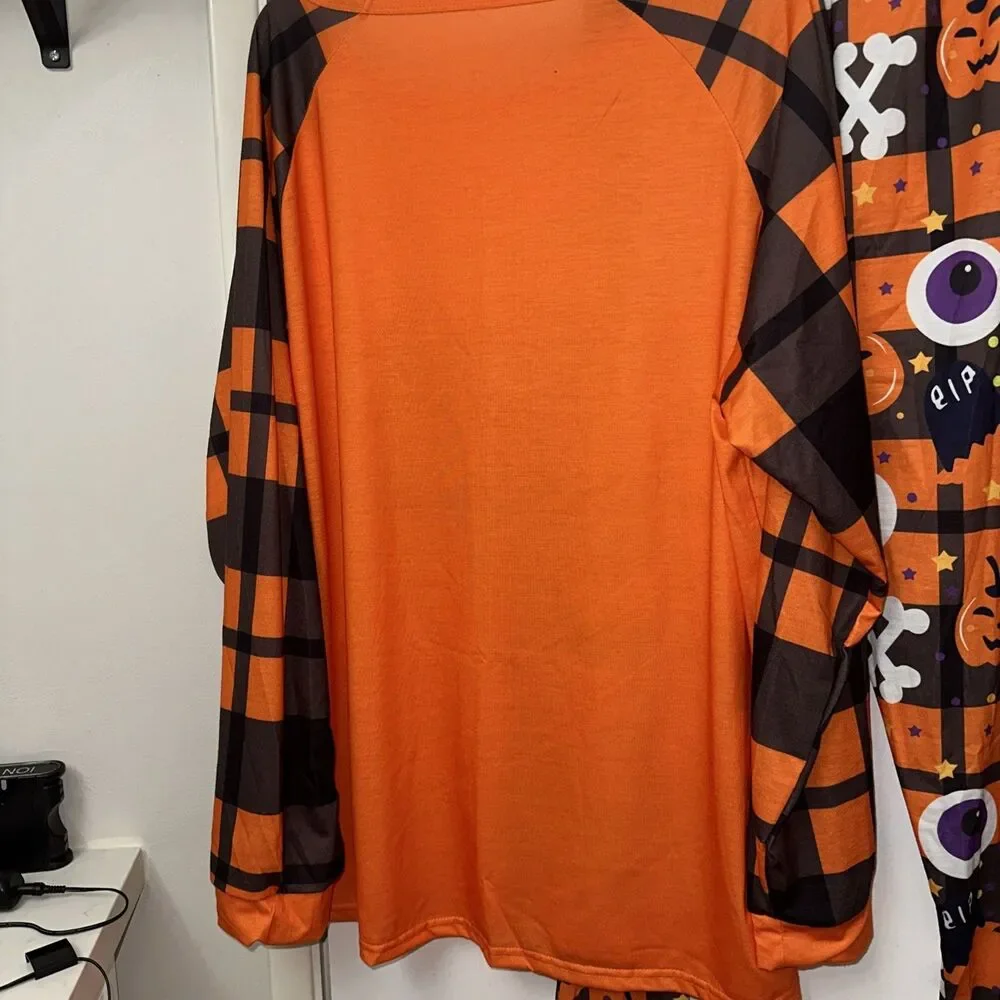 Halloween Pajamas Or Costume Top &Bottoms Sz 2XL